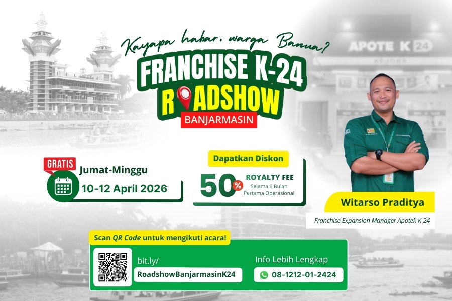 Warga Banjarmasin, Jemput Peluang Emas di Franchise K-24 Roadshow